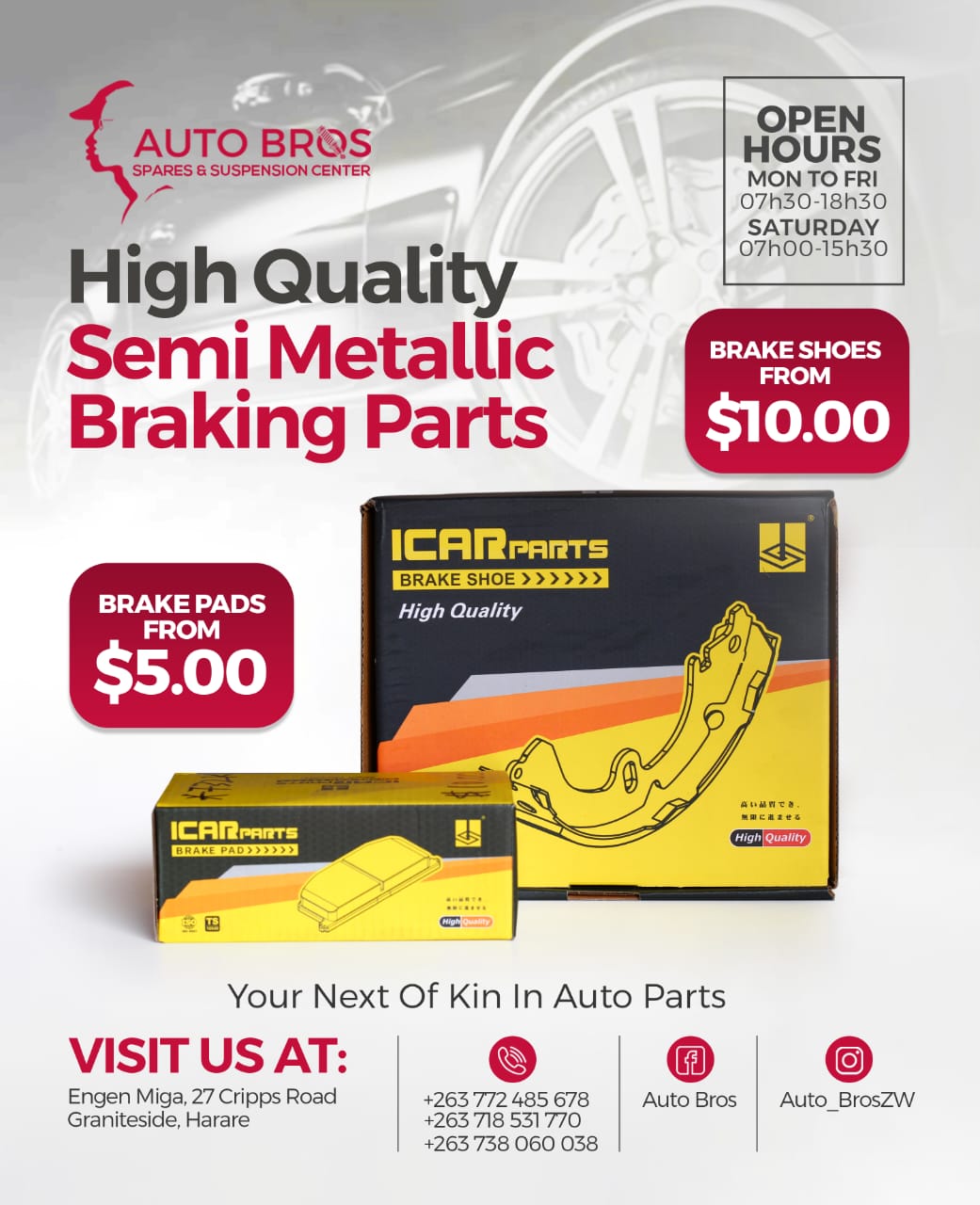 5 Signs Your Brake Pads Need Replacing